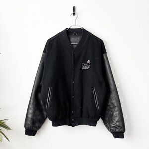 Rare True Vintage Golden Bear Full Spectrum Leather Wool Variety Jacket USA